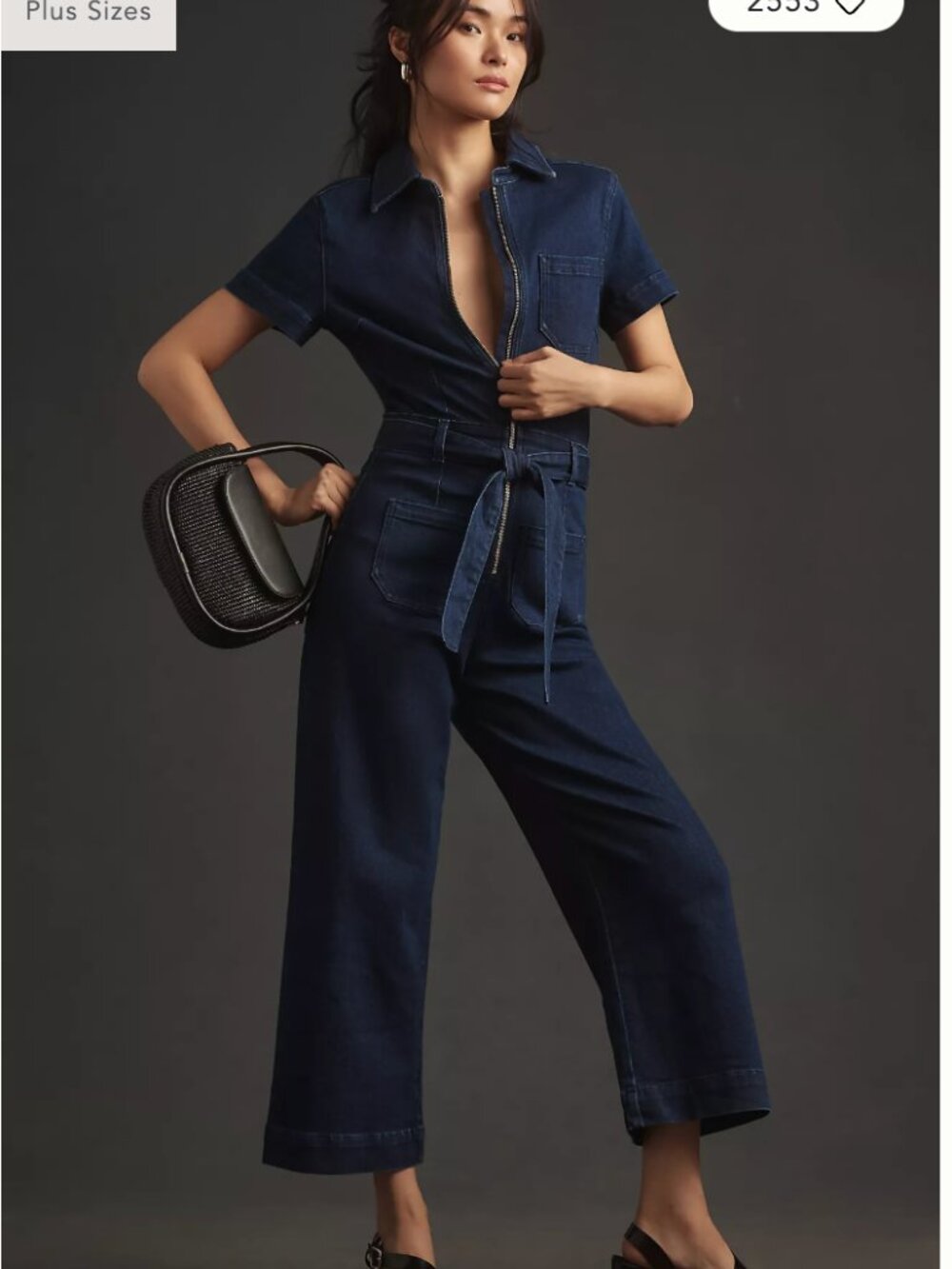 The Colette Weekend Denim Jumpsuit by Maeve - Size 16